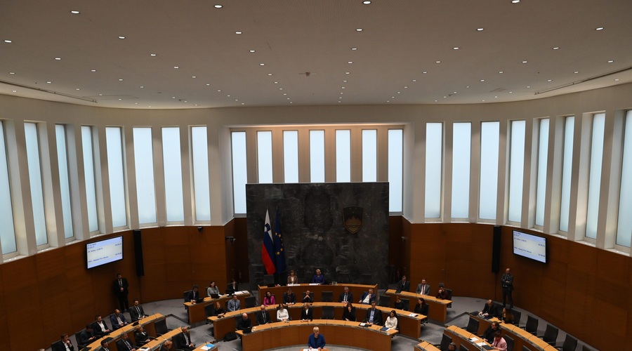 Državni zbor je izglasoval: "S predlogom zakona se izpolnjuje zaveza koalicije, da se krepi delovanje pravne države" (foto: Bobo/Žiga Živulović)