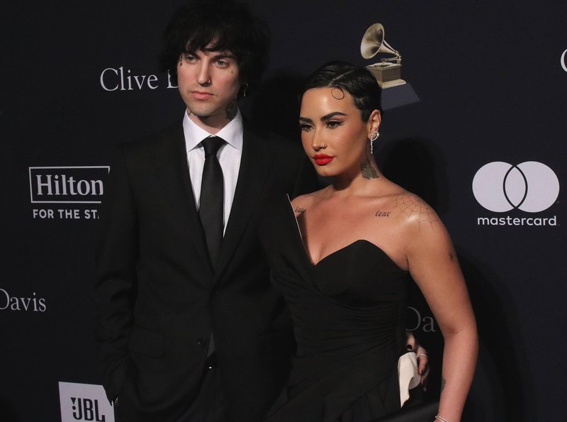 Demi Lovato in njen zaročenec Jordan 'Jutes' Lutes.