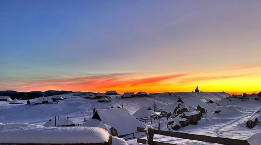 Kam v Sloveniji po bel božič? Nekaj idej ... (FOTO) (foto: Instagram/Velika planina)