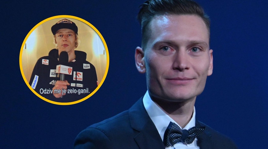 Anže Lanišek nagrajen za lepo potezo, oglasil se je tudi ganjen Poljak (foto: Žiga Živulović jr./Bobo/fotomontaža)