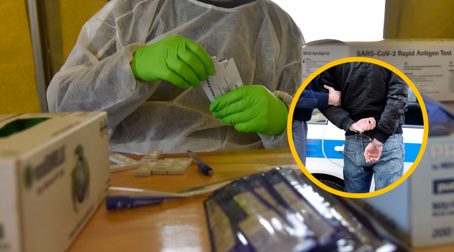 Ovadili so 6 Slovencev zaradi dobave hitrih testov za koronavirus (foto: Žiga Živulović j.r./Bor Slana/Bobo/fotomontaža)