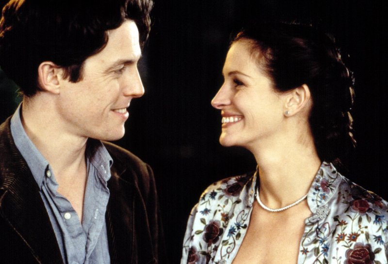 Julia Roberts in Hugh Grand v filmu Notting Hill.