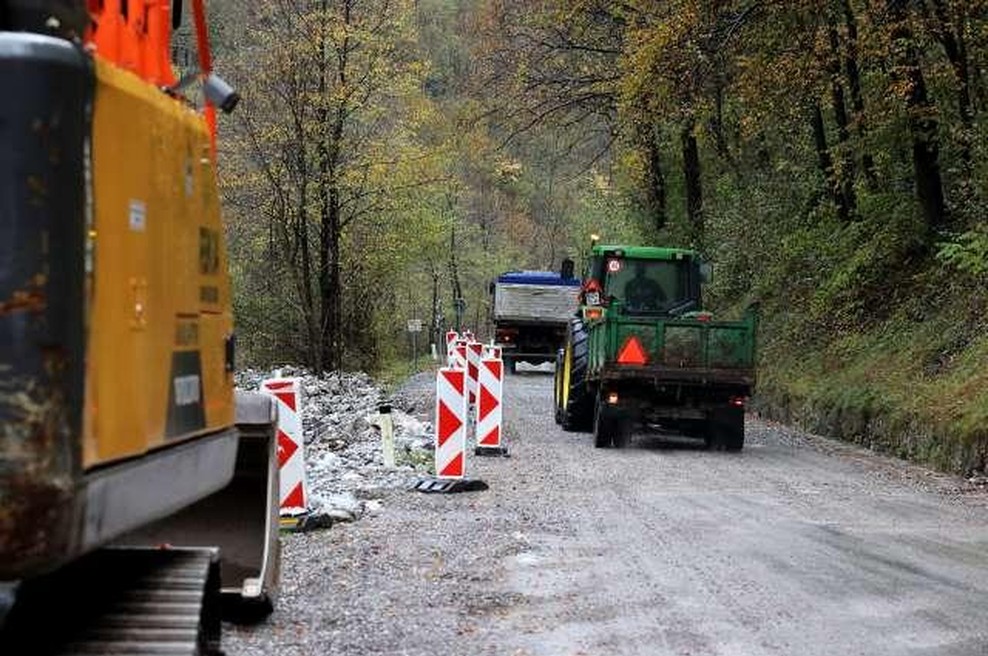 Z novim letom začetek sanacije Nužijevega plazu na Koroškem (foto: STA/Daniel Novakovič)