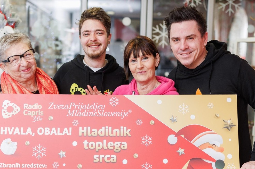 Več kot uspešna dobrodelna akcija: Radio Capris zbral rekordno vsoto denarja (foto: Facebook/Radio Capris)