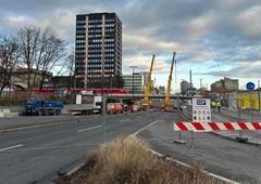 Dela nad Dunajsko cesto so se začela: poglejte, kakšno je prometno stanje v Ljubljani (FOTO in VIDEO)