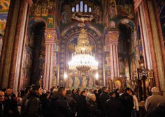 Pravoslavni verniki praznujejo božič