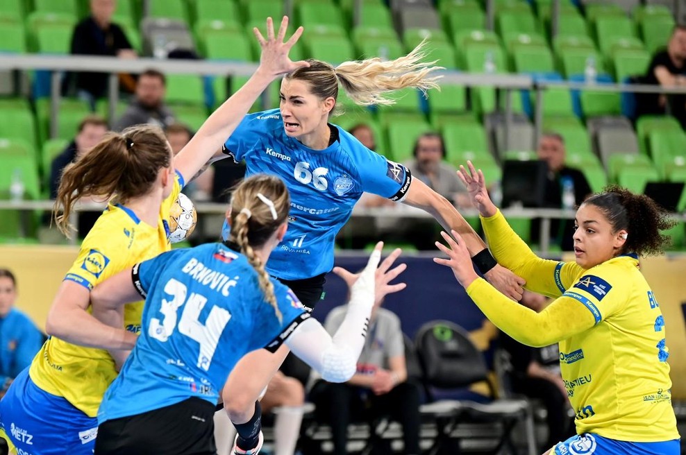 Rokometašice Krima v tekmo devetega kroga lige prvakinj (foto: Profimedia)
