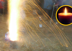 Svojec kriv za smrt zaradi pirotehnike?! 56-letna ženska stala na dvorišču, ko jo je ...