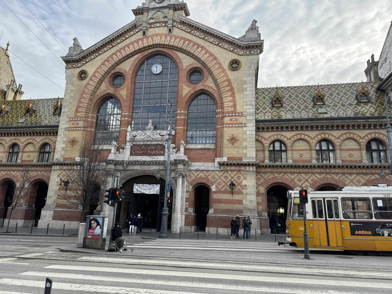 Zgradbo s pisano streho so zgradili po načrtih Szamuja Pecza, tržnico pa so odprli leta 1897.