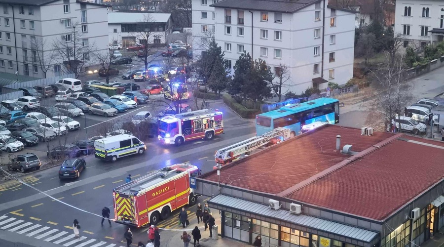 Intervencija v Kranju. (foto: Bralec)