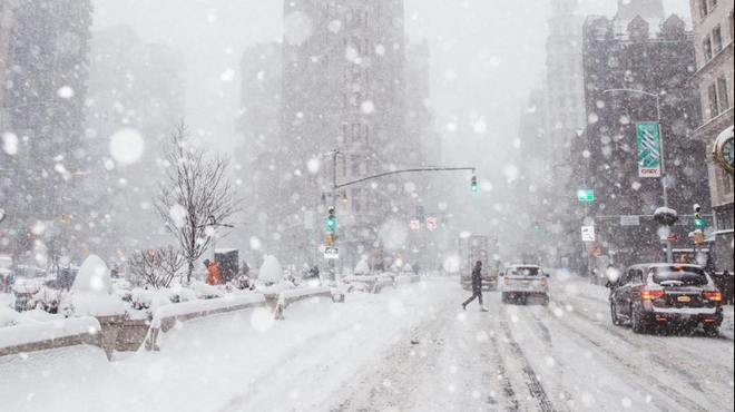 ZDA zajelo snežno neurje (občutek mraza je vse do neverjetnih minus 31 stopinj!) (foto: Posnetek zaslona/Facebook profil New York Lovers)