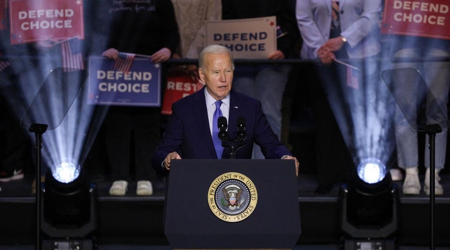 Biden: "Zdaj je jasno, da bo republikanski kandidat Donald Trump" (foto: Profimedia)