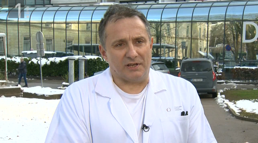Kirurg Erik Brecelj v Tarči brez dlake na jeziku o najstarejši vladni stranki: "To je stara plenilska stranka" (foto: RTV/Posnetek zaslona)