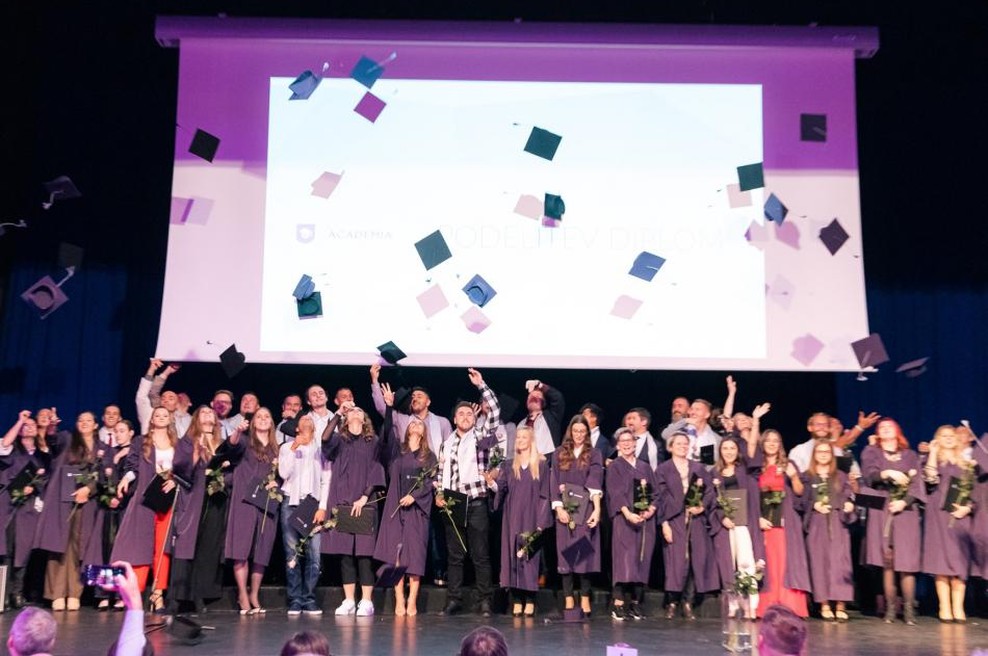 Karierne zgodbe štirih študentov Academie višje strokovne šole (foto: promocijska fotografija)