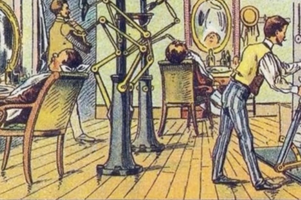 "Večina napovedi se je uresničila, samo ne tako, kot so mislili": kako so si ljudje leta 1899 predstavljali 21. stoletje? (foto: Tiktok/alookbackintime/posnetek zaslona)