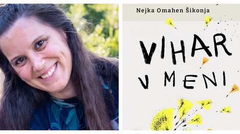 Nejka Omahen pisateljica Vihar v meni knjiga