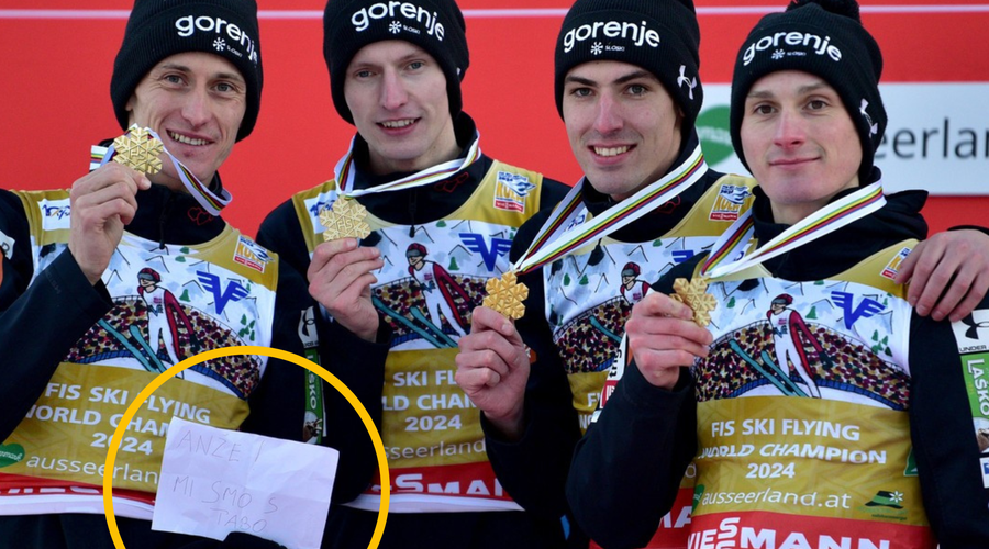 Orli na stopničkah niso pozabili na poškodovanega Laniška: poglejte, s kakšno gesto so se mu poklonili (foto: Profimedia)