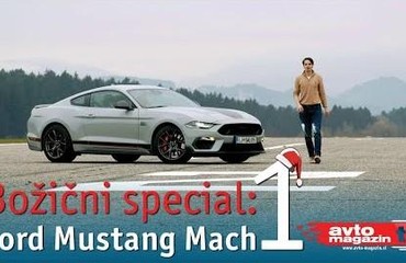 BOŽIČNI SPECIAL: Ford Mustang Mach 1 in hitrostni izziv