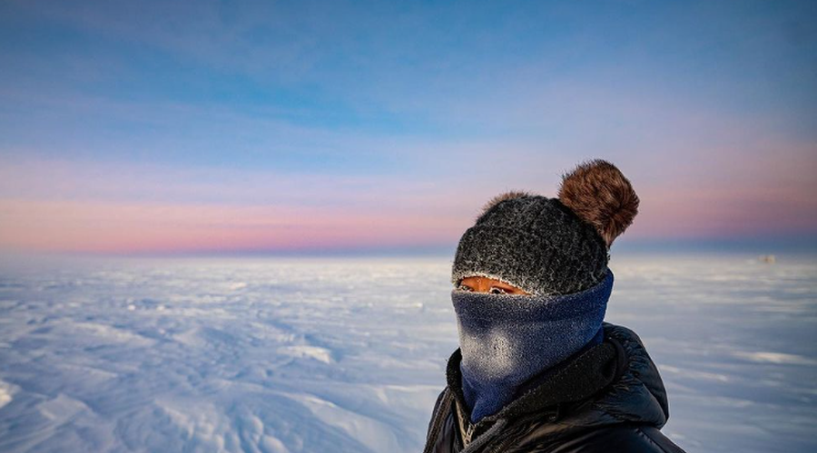 Delal kot mehanik, nato pa odšel živet na južni tečaj: "Kako hladno je? Kot da bi te zabodli z nožem!" (foto: Instagram Jeff Capps/posnetek zaslona)