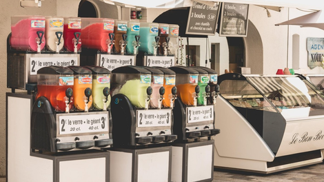 Pijača granita ice slushy nevarnost otroci