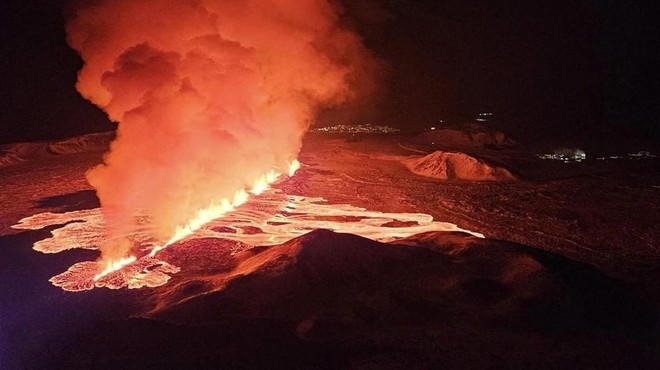 Islandski vulkan znova izbruhnil, poglejte neverjetne posnetke (VIDEO) (foto: Profimedia)
