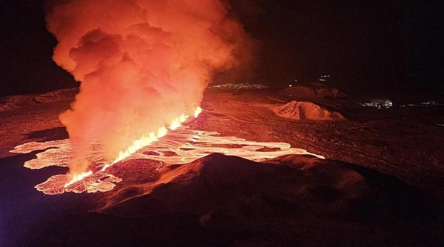 Islandski vulkan znova izbruhnil, poglejte neverjetne posnetke (VIDEO) (foto: Profimedia)
