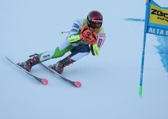 Žan Kranjec znova dosegel vrhunski rezultat (v veleslalomskem seštevku je trenutno na tretjem mestu)