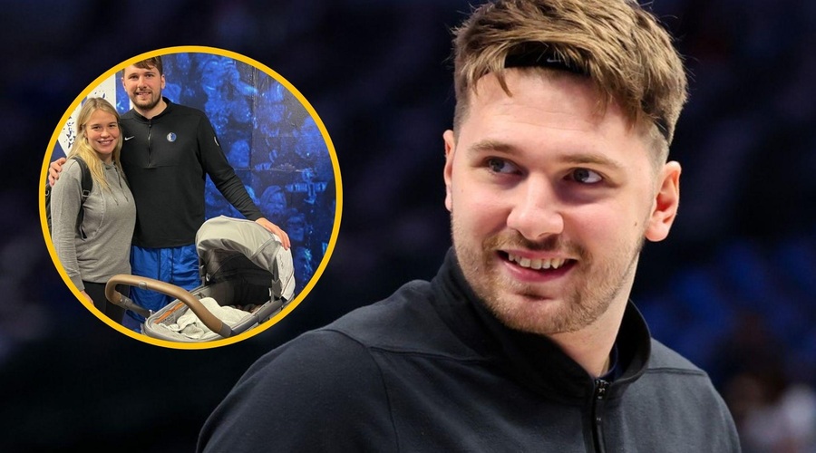 Luka Dončić o prisotnosti hčerke na tekmi: "Ves čas je spala" (foto: Profimedia/Instagram/lukadoncic/fotomontaža)