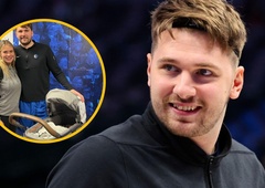 Luka Dončić o prisotnosti hčerke na tekmi: "Ves čas je spala"