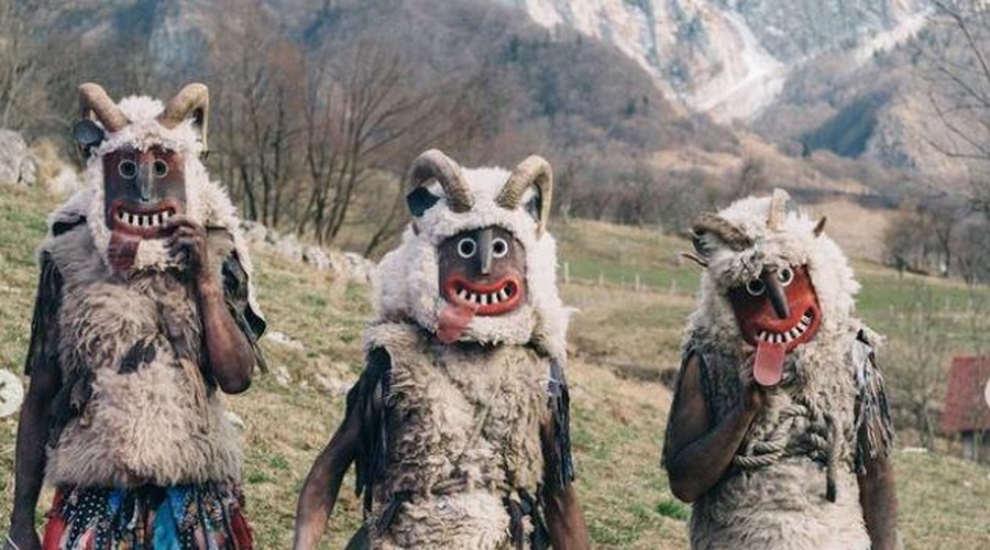 Sloviti National Geographic se je slovenskemu pustovanju poklonil s "pošastnimi" fotografijami (foto: Instagram/National Geographic/Ciril Jazbec)