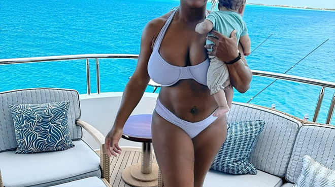 Znana športnica po porodu navdušila z objavljeno fotografijo: "Trenutno mi je všeč, da moje telo ni popolno" (FOTO) (foto: Instagram/Serena Williams)