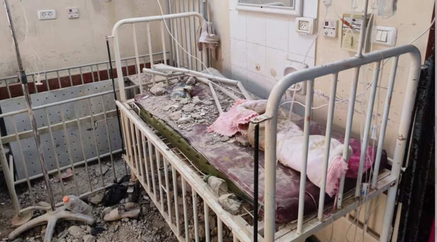 Grozljive razmere v Gazi: bolnišnica Naser po vdoru Izraelcev ne deluje, več pacientov umrlo, aretirali več zdravnikov (foto: Profimedia)