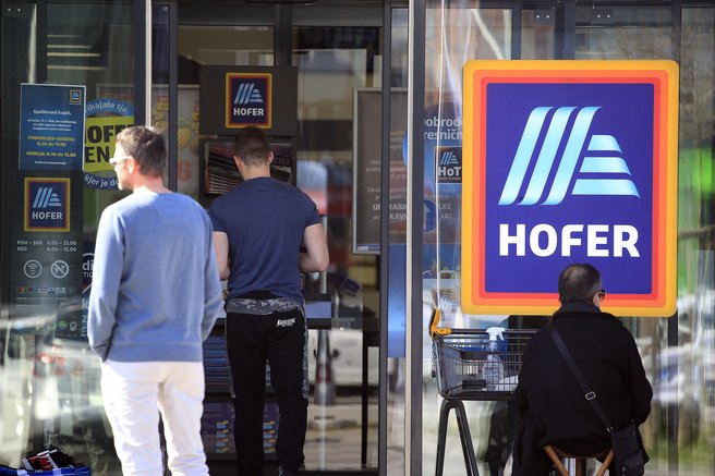 hofer trgovina slovenija nakupovanje živila