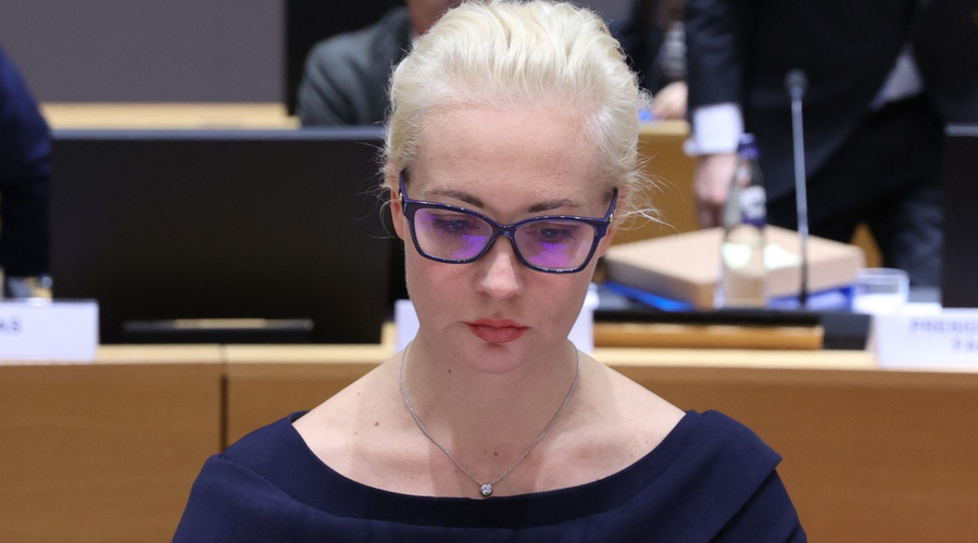 Soproga pokojnega Alekseja Navalnega v Bruslju: njeno sporočilo pozdravila tudi Tanja Fajon (foto: Profimedia)