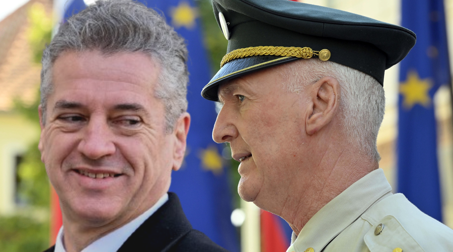 Težave v državi se kopičijo, predsednik vlade pa na sestanek vabi ... pojočega majorja Ladislava Troho in društvo teoretikov zarot (foto: Žiga Živulovič jr./Bobo/Profimedia/fotomontaža)