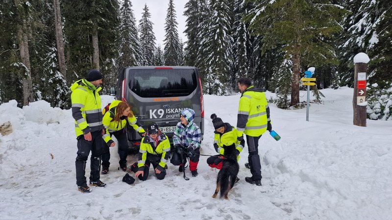 Za K9 iskanje pogrešanih Slovenija je še ena izjemno naporna, a uspešna akcija!