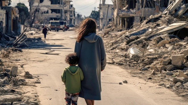 Travma, doživeta v Gazi, je tako huda, da presega posttravmatsko stresno motnjo (foto: profimedia)