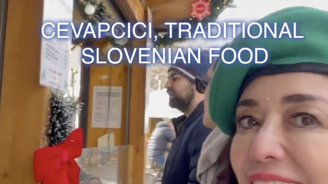 Čevapčiči, tradicionalna slovenska hrana? Objava turistke razburila splet (foto: Facebook/Rebecca Singson MD/posnetek zaslona)