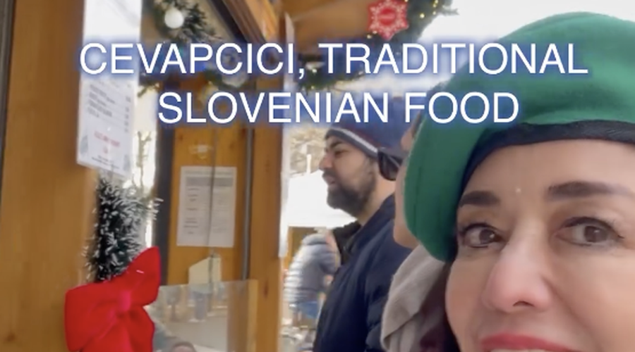 Čevapčiči, tradicionalna slovenska hrana? Objava turistke razburila splet (foto: Facebook/Rebecca Singson MD/posnetek zaslona)