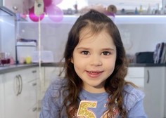 Mala Karolina praznuje 5. rojstni dan, želi pa si le eno darilo