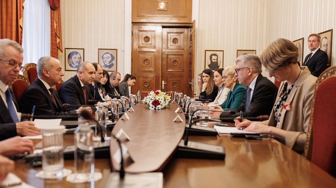 Kaj je predsednica Nataša Pirc Musar počela v Bolgariji? (FOTO) (foto: Nebojša Tejić/STA)