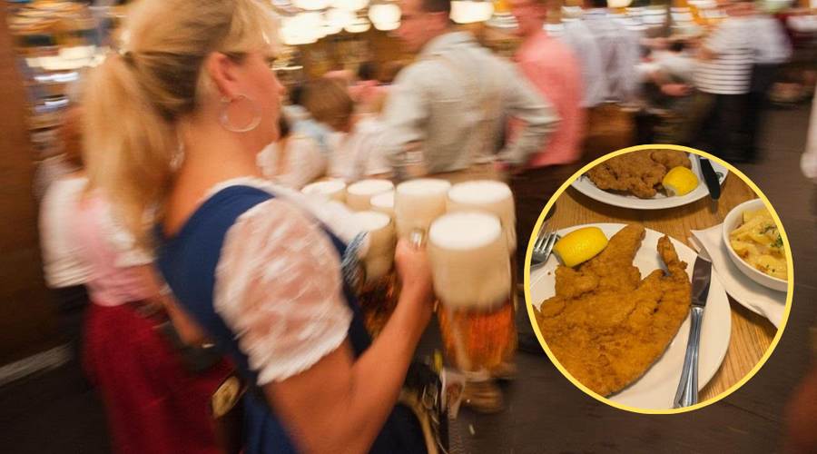 V priljubljeni dunajski pivnici, kjer tudi Slovenci stojimo v vrsti za dunajca in pivo (REPORTAŽA) (foto: Uredništvo/fotomontaža)
