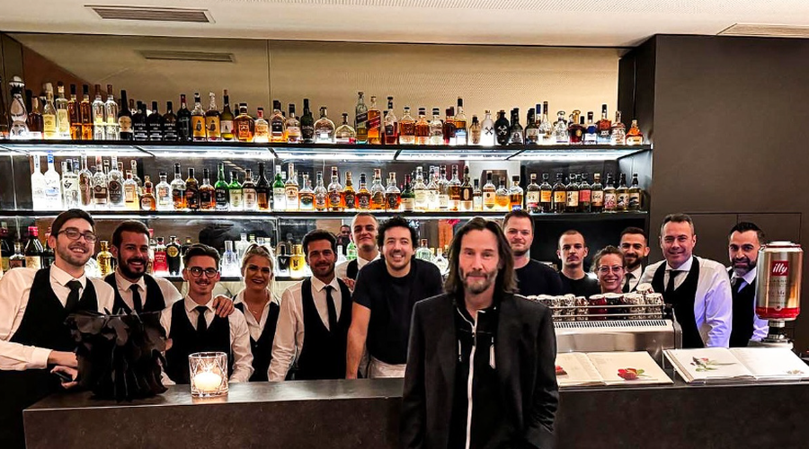 Keanu Reeves je pri nas obiskal tudi znano ljubljansko restavracijo (foto: Instagram/Cubo)