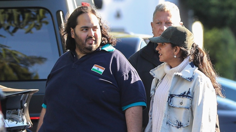 Anant Ambani in Radhika Merchant