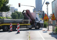Vozniki, pozor! V ponedeljek se zapira del ene najbolj obleganih cest v Ljubljani