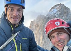 Slovenskima alpinistoma uspel neverjeten dosežek: prva na svetu sta preplezala ...