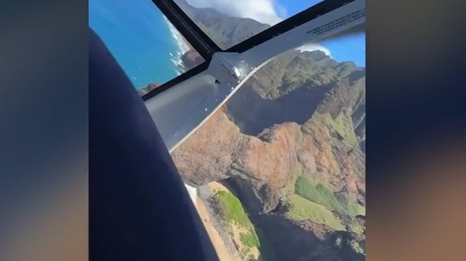 Posnetek, ki vas bo pustil odprtih ust: turisti snemali lastno strmoglavljenje helikopterja (foto: Instagram/posnetek zaslona)