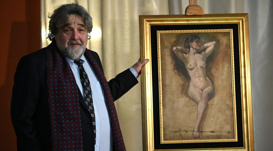 Za sliko kultne umetnice ponujenih 25.000 evrov, kar pa ni bilo dovolj: pojasnili so, da zato, ker ... (foto: Borut Živulovič/BOBO)