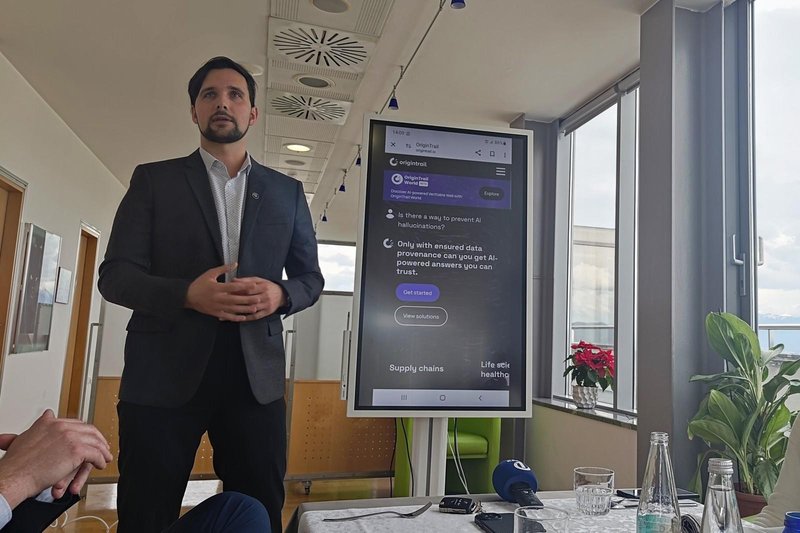 Soustanovitelj podjetja Trace Labs Žiga Drev.