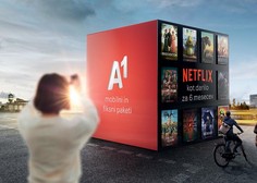 A1 Slovenija je prvi telekomunikacijski ponudnik na trgu z Netflixom v svoji ponudbi